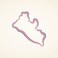 Liberia - Outline Map