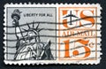 Liberty For All US Postage Stamp Royalty Free Stock Photo