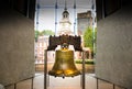 The Liberty Bell - an iconic symbol of American independence, located in Philadelphia, Pennsylvania, USA