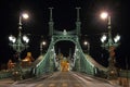 Liberty bridge in Budapest