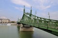 Liberty Bridge or Freedom Bridge in Budapest, Hungary Royalty Free Stock Photo