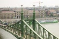 Liberty Bridge Freedom Bridge across the Danube Royalty Free Stock Photo