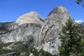 Liberty Cap  and half dome with a perfect blue sky Royalty Free Stock Photo