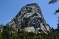 Liberty Cap from John Muir Trail, Yosemite, California, USA Royalty Free Stock Photo