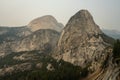 Liberty Cap with Mount Broderick and Half Dome In The Distance Royalty Free Stock Photo