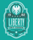 Liberty Dry Goods Label