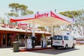 Liberty gas station in Western Australia Royalty Free Stock Photo
