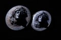 Liberty Head Silver Coins Royalty Free Stock Photo