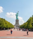 Liberty Island - Statue of Liberty Royalty Free Stock Photo