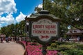 Liberty Square Frontierland sign in Magic Kingdom at Walt Disney World 124