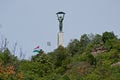 Liberty statue on Gellert hill, Budapest Royalty Free Stock Photo