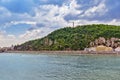 Liberty statue Gellert hill in Budapest. Royalty Free Stock Photo