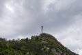 liberty statue on gellert hill in budapest, hungary witnessing the majesty of freedom