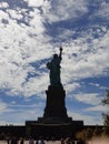 Liberty statue dark side