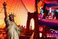 Liberty Statue and New York American Symbols