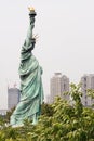 Liberty statue in Odaiba Japan Royalty Free Stock Photo