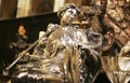 Liberty Symbol Lady With Scepter Silver Statue
