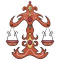 Libra astrology sign Horoscope zodiac symbol