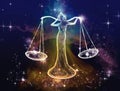 Libra Scales Royalty Free Stock Photo