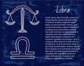 Libra Zodiac Sign, Design of Astrological Symbol