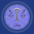 Libra Zodiac Sign, Design of Astrological Symbol