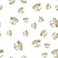 Libra zodiac sing seamless pattern