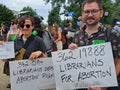 Librarians Protest Outside Supreme Court