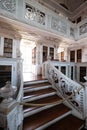 Library in Amorbach Benedictine abbey in the district of Miltenberg in Lower Franconia in Bavaria, Germany