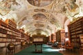 Library, Ancient books in Stragov monastery Royalty Free Stock Photo