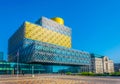 Library of Birmingham and Baskerville house, England Royalty Free Stock Photo