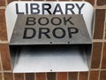 Library book drop Royalty Free Stock Photo