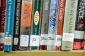 Library books, all shelved and catalogued Royalty Free Stock Photo