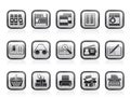 Library and books Icons