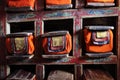 Library in Buddhist monastery