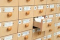 Library Card Catalog Royalty Free Stock Photo
