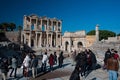 Library of Celsus in Ephesus, Turkey Royalty Free Stock Photo