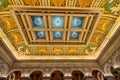Library of Congress Ornate Stained Glass Ceiling Washington DC
