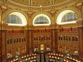 Library of Congress reading room, Royalty Free Stock Photo