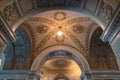 Library of Congress Interior Ceiling Royalty Free Stock Photo