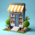 **LIBRARY ON THE GO**: Step into a whimsical world where literature meets technology.