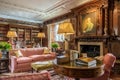 Library room in Hever Castle Royalty Free Stock Photo