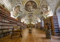 Library of Strahov Monastery in Prague, Czech Republic Royalty Free Stock Photo