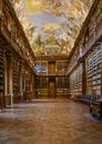 Library of Strahov Monastery in Prague, Czech Republic Royalty Free Stock Photo