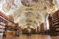 Library of Strahov Monastery in Prague, Czech Republic Royalty Free Stock Photo