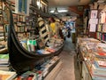 Libreria Acqua Alta, Bookstore High Tide in Venice, Italy