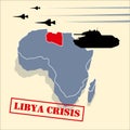 Libya crisis Royalty Free Stock Photo