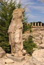 Libya, Cyrenaica. Cyrene Necropolis. Unesco. Royalty Free Stock Photo