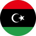 Libya Flag illustration vector eps