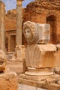 Libya Tripoli Leptis Magna Roman archaeological site. UNESCO site. Royalty Free Stock Photo