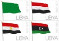 Libyan historical flags